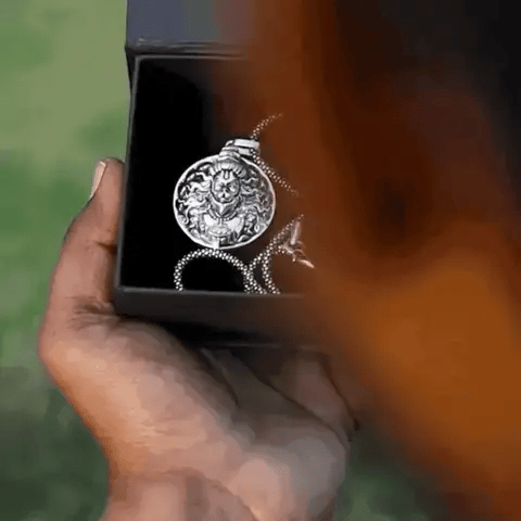 Hanuman Ji Face Locket With Silver Plated Chain + Mysterious🎁Gift Included (Buy 1 Get 1 Free🔥🔥)