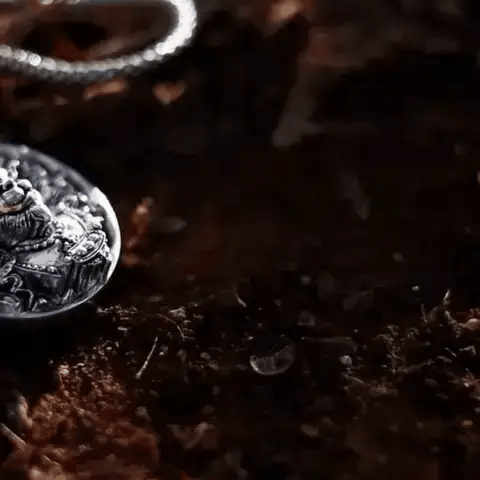 Hanuman Ji Face Locket With Silver Plated Chain + Mysterious🎁Gift Included (Buy 1 Get 1 Free🔥🔥)